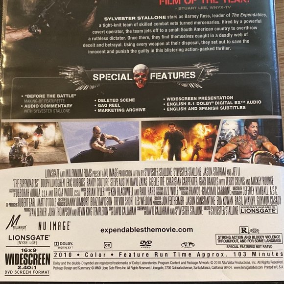 Expendables DVD w/Stallone & Many Great Stars - Picture 4 of 5